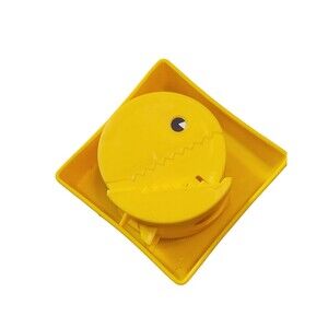 Replacement Yellow Pac-Man and Tray For 1980 Milton Bradley Pac-Man Game #4216